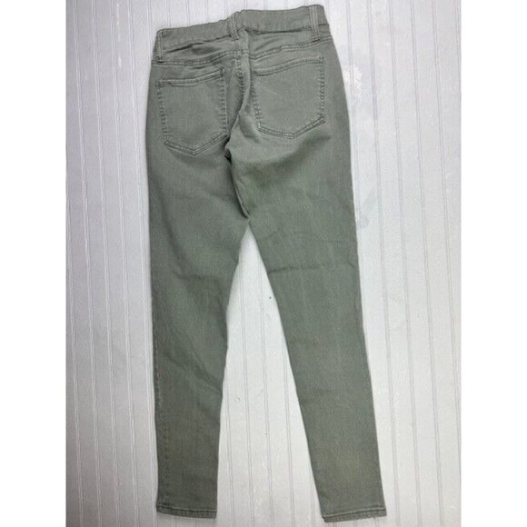 SO Size 3 Womens Jeans Low Rise Jegging Stretch Green - Picture 3 of 5
